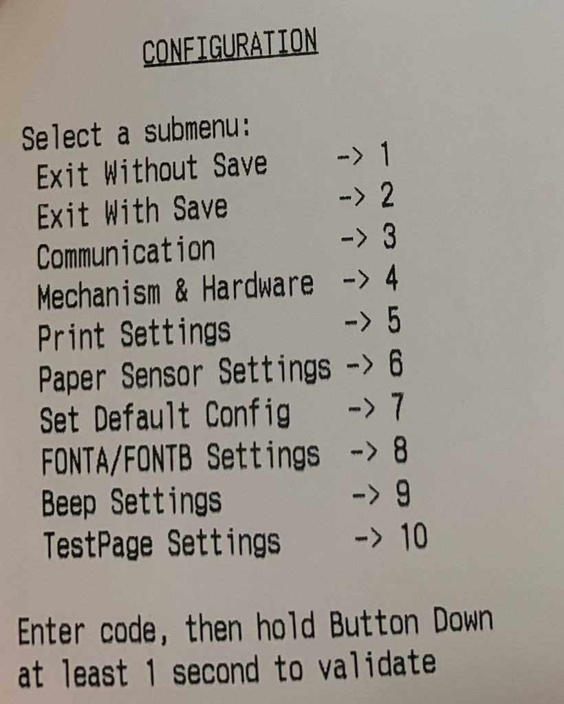 Configuration