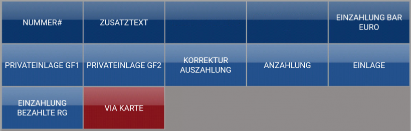 Einzahlungstasten