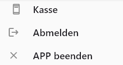 Die Ansicht der Einstellungen für Bediener