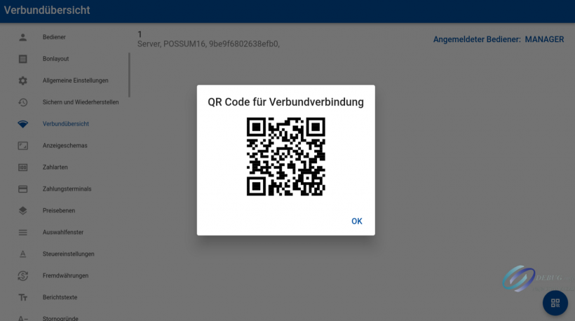 POSSUM Verbund QR-Code
