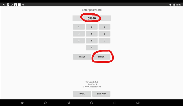 Authentifizierung in der POSSUM Service App